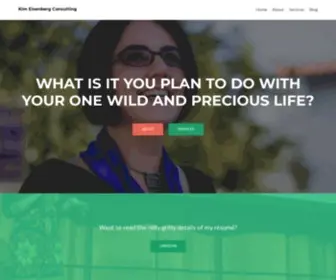 Kimeisenberg.com(Kim Eisenberg Consulting) Screenshot
