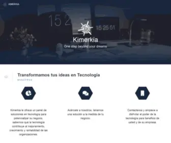 Kimerkia.com(Transformamos tus ideas en tecnología) Screenshot