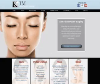 Kimfacialsurgery.com(Atlanta Plastic Surgery) Screenshot