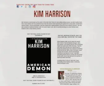 Kimharrison.net(Kim Harrison's web site) Screenshot