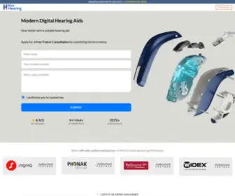 Kimhearing.com(India's Trusted Hearing Aid Company) Screenshot