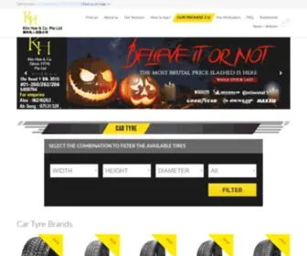 Kimhoeco.com(Buy Car Tyre Shop in Singapore) Screenshot