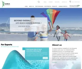 Kimia-Pharma.co(Kimia Pharmaceutical) Screenshot