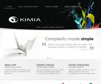 Kimia.co.za(Promovare web) Screenshot