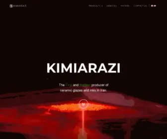 Kimiarazi.com(Glaze and ink For tile and ceramic producers) Screenshot