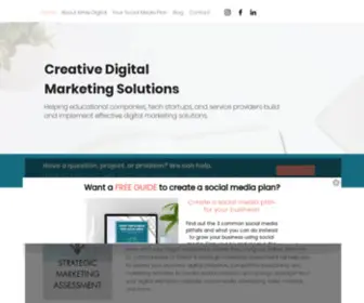 Kimiedigital.com(Get more done with a marketing communications agency. Kimie Digital) Screenshot