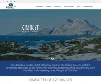 Kimik-IT.gl(Løsninger til det offentlige i Grønland) Screenshot