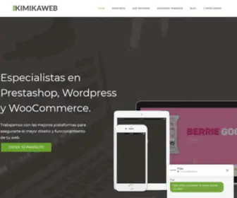 Kimikaweb.cl(Diseño web para E) Screenshot