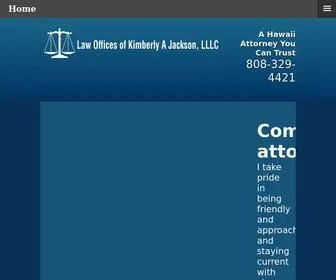 Kimjacksonlaw.com(Attorney) Screenshot