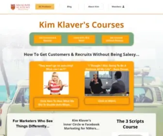 Kimklaveracademy.com(Kim Klaver Academy) Screenshot