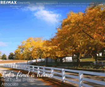 Kimlayland.com(RE/MAX Central) Screenshot