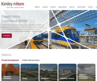 Kimley-Horn.com(Engineering Planning and Design Consultants) Screenshot
