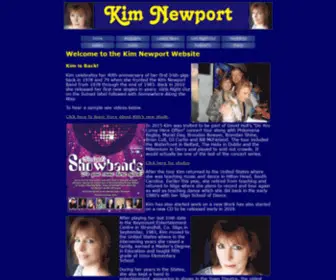 Kimnewport.com(Kim Newport Band) Screenshot