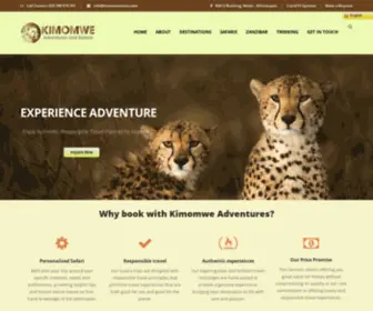 Kimomwetours.com(Best Safari Tour Operator in Tanzania) Screenshot