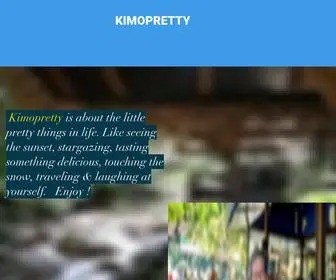 Kimopretty.com(Mysite) Screenshot