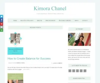 Kimorachanel.com(A motivational health) Screenshot