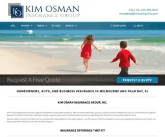 Kimosmanins.com(Kim Osman Insurance Group) Screenshot