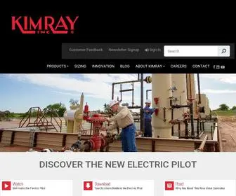 Kimray.com(Oil and Gas Control Equipment) Screenshot