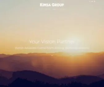 Kimsagroup.com(Your Vision Partner) Screenshot