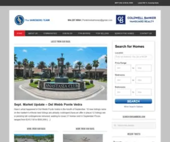 Kimsandberg.com(The Sandberg Team @ Coldwell Banker Vanguard Realty) Screenshot