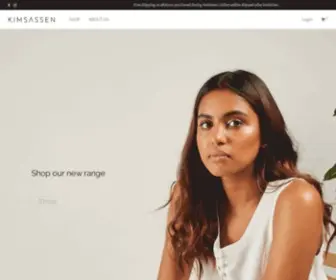 Kimsassenclothing.com(Kim Sassen) Screenshot