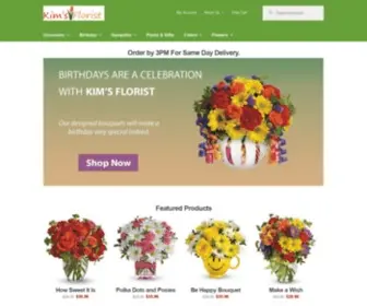 Kimsflorist.com(Kim's Florist) Screenshot
