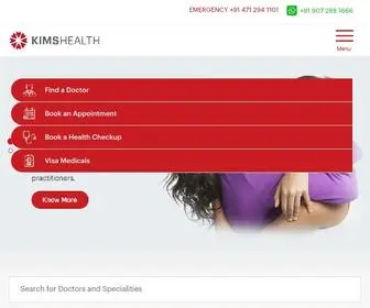 Kimshealthcare.com(KIMSHEALTH) Screenshot