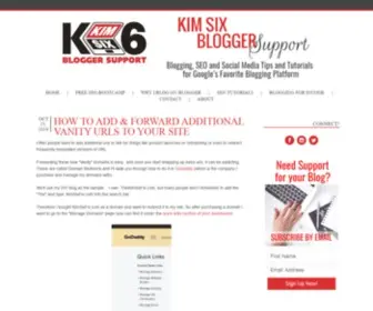 Kimsixbloggersupport.com(Kim Six Blogger Support) Screenshot