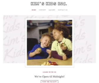 Kimskidsinc.com(Kim's Kids Inc) Screenshot