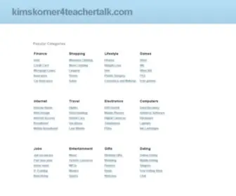 Kimskorner4Teachertalk.com(Kim's Korner for Teacher Talk) Screenshot