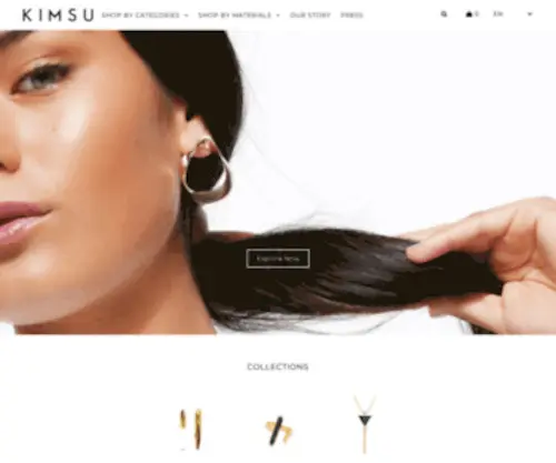 Kimsu.co(Contemporary Design Jewellery) Screenshot