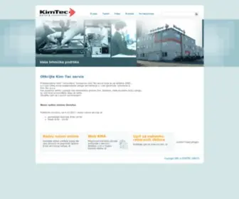 Kimtecservis.rs(KIMTEC SERVIS) Screenshot