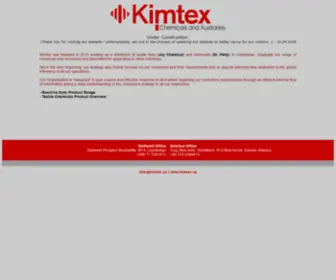 Kimtex.uz(Chemicals & Auxiliaries) Screenshot