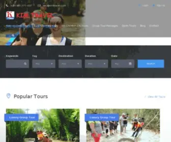 Kimtravel.com(TOUR OPERATOR IN SAIGON HO CHI MINH CITY) Screenshot