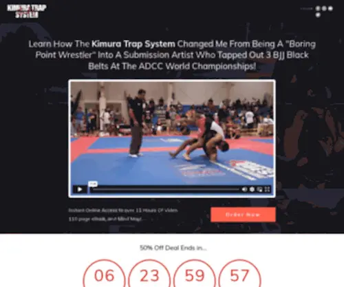 Kimuratrap.com(The Ultimate Kimura Submission Lock Series for BJJ and MMA) Screenshot