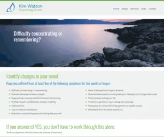 Kimwatsonpsychotherapy.ca(Kim Watson Psychotherapy Services in Scarborough) Screenshot