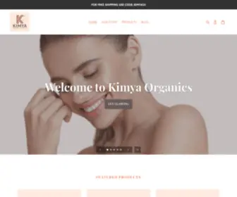 Kimya.com.au(Kimya organics) Screenshot