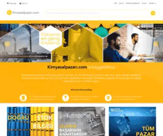 Kimyasalpazari.com(Kimyasalpazarı.com) Screenshot