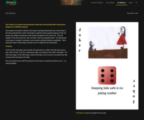 Kin2Kid.com(Helping Families Play Together) Screenshot