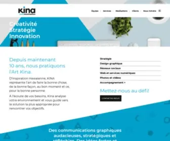 Kinacommunication.com(Kina Communication vous propose son savoir) Screenshot