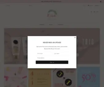 Kinacosmetics.com(Kina Cosmetics) Screenshot