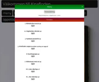 Kinafloden.se(Välkommen) Screenshot