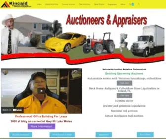 Kincaid.com(Auctions, Liquidations, Real Estate) Screenshot