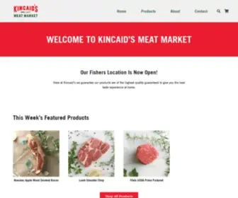 Kincaidsmeatmarket.com(Kincaid's Meat Market) Screenshot