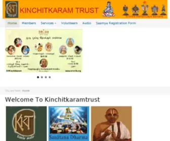 Kinchitkaramtrust.org(Kinchitkaram Trust) Screenshot