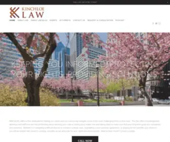 Kinchloelaw.com(Kinchloe Law) Screenshot