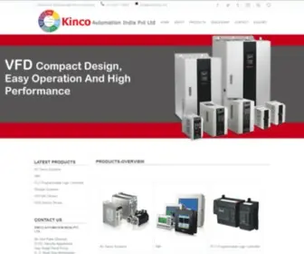 Kincoindia.com(Kinco Automation India Pvt) Screenshot