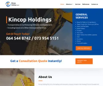 Kincopholdings.co.za(Kincop Holdings Pty Ltd) Screenshot
