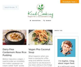 Kindcooking.com(Easy Vegan Recipes) Screenshot