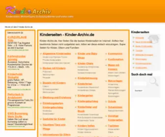 Kinder-Archiv.de(Kinderseiten) Screenshot